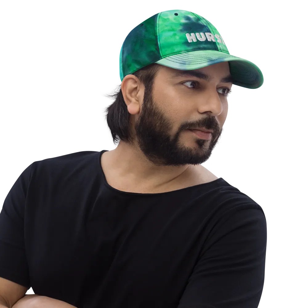 Hursty Tie-Dye Cap - White Text product image (6)