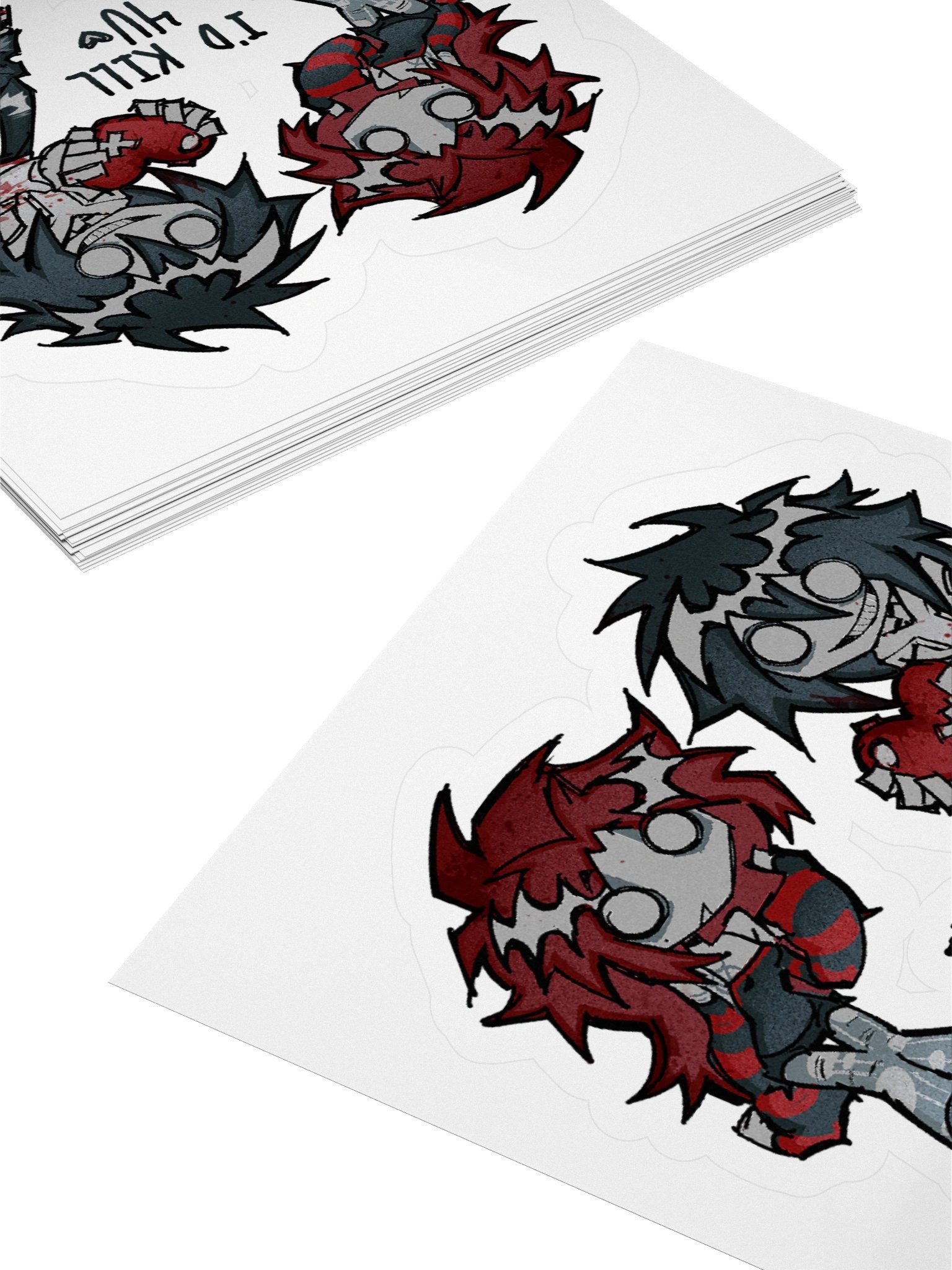 JEFFGHOST "ID KILL 4U" STICKER product image (16)