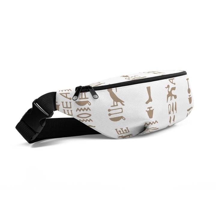 Isis White Hieroglyphs Bag Fanny Pack product image (2)