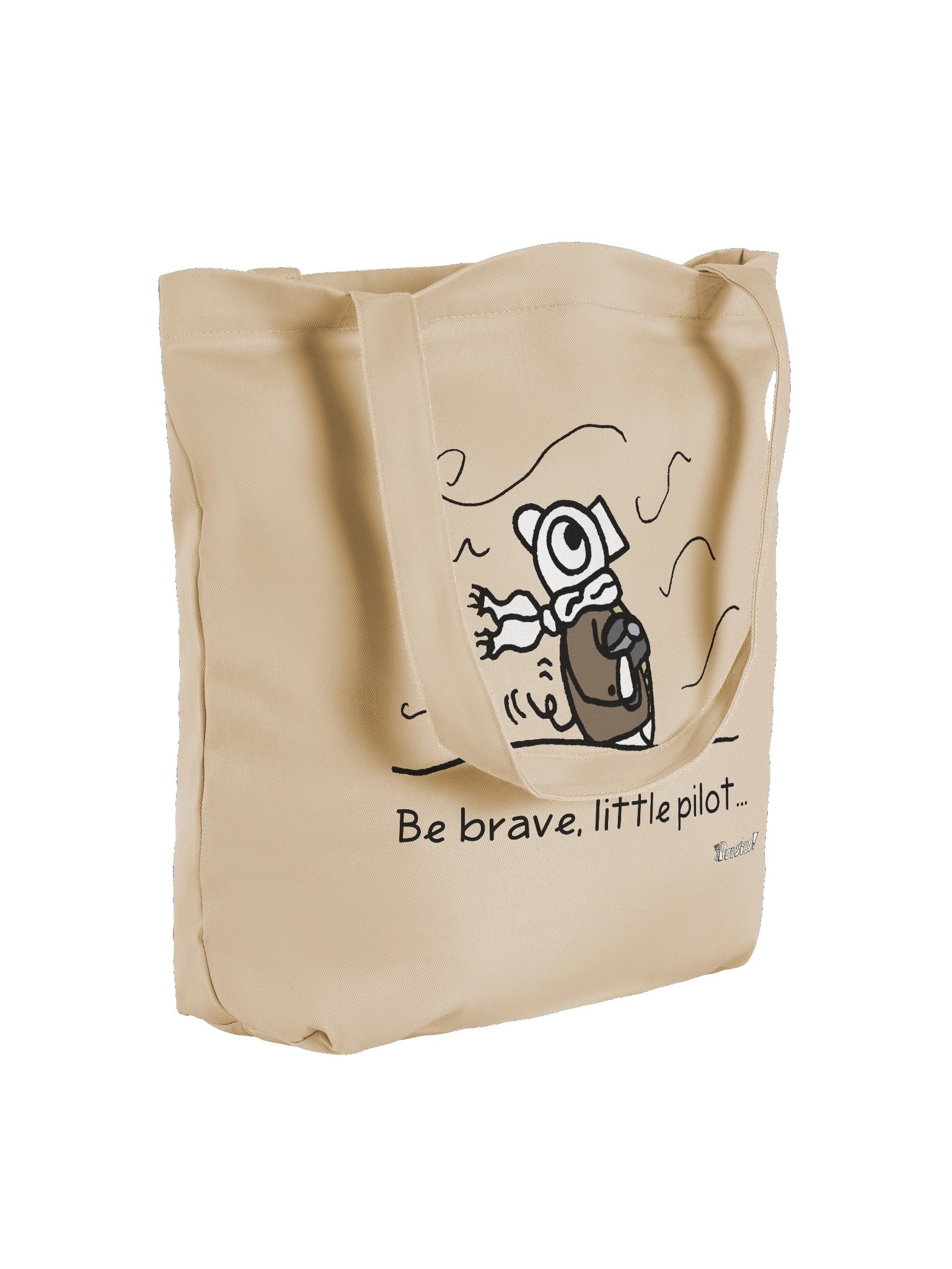 'Be brave, little pilot' Tote Bag - Pupsies! product image (4)