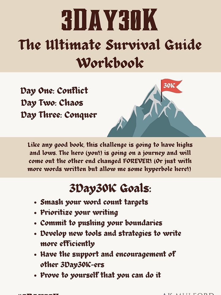 3Day30K Workbook product image (1)