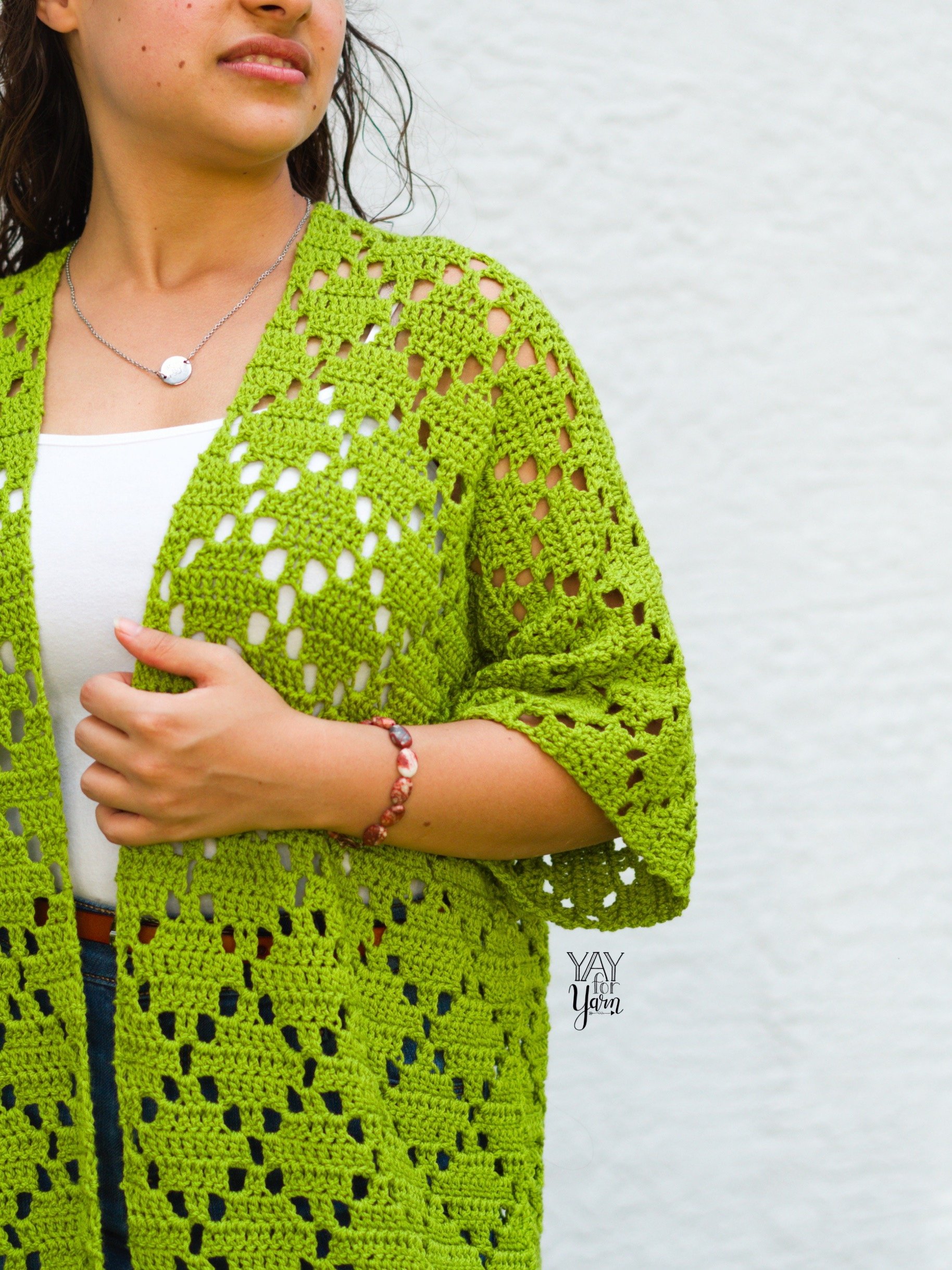 Diamond Cardigan - PDF Crochet Pattern & Video Tutorial product image (3)