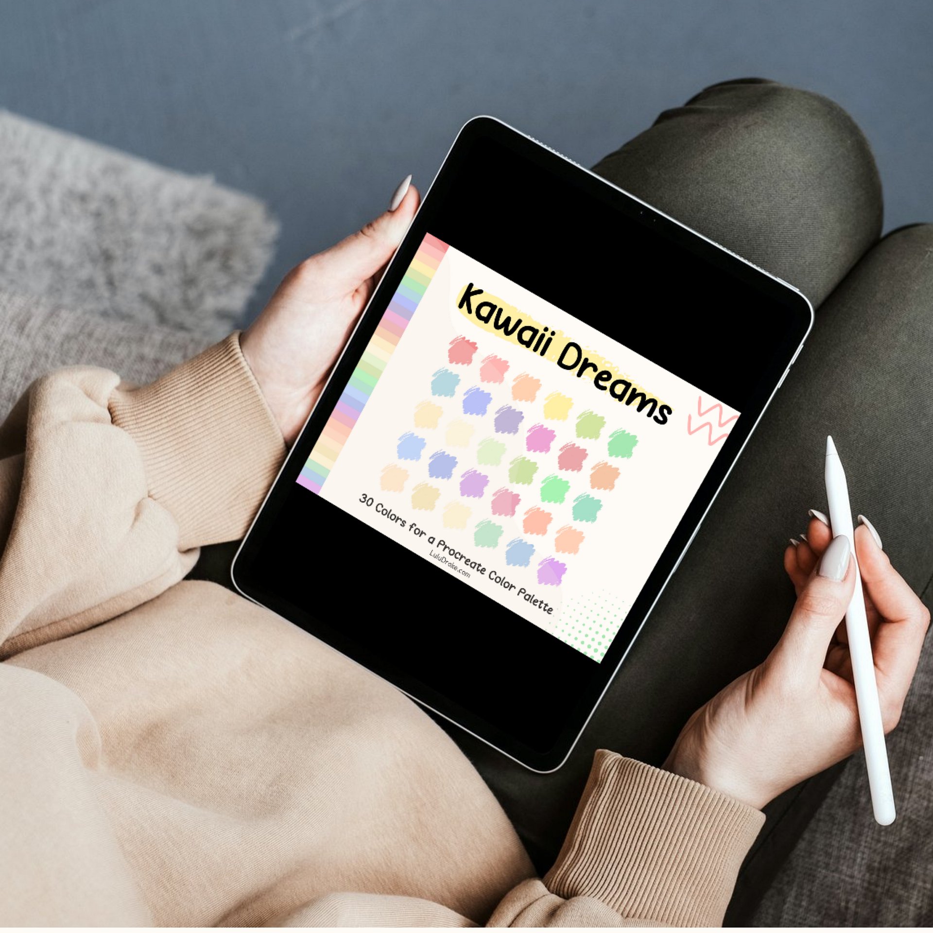 Kawaii Dreams Procreate Color Palette with HEX Codes ★ DIGITAL ★ product image (3)