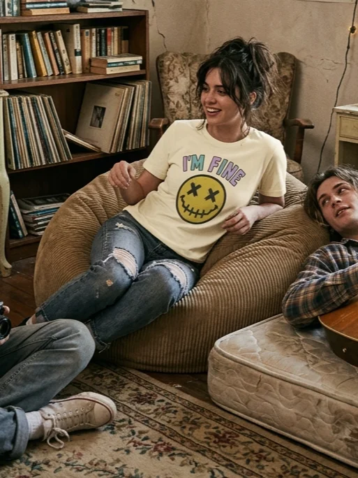I'M FINE Smiley T-Shirt product image (2)