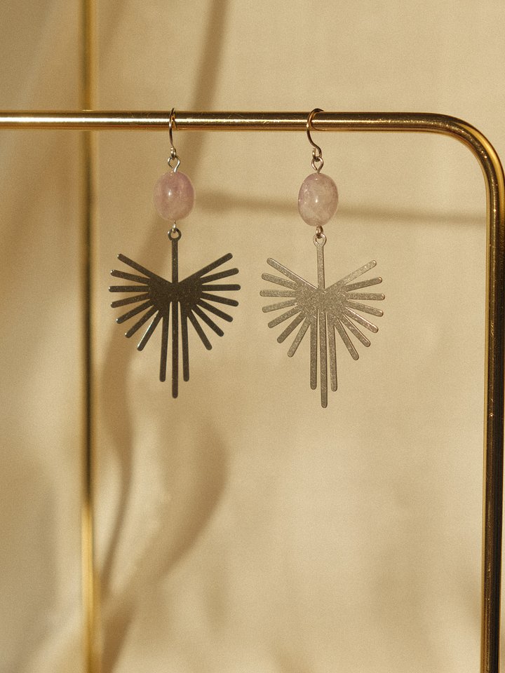 Amethyst Sun Earrings product image (1)