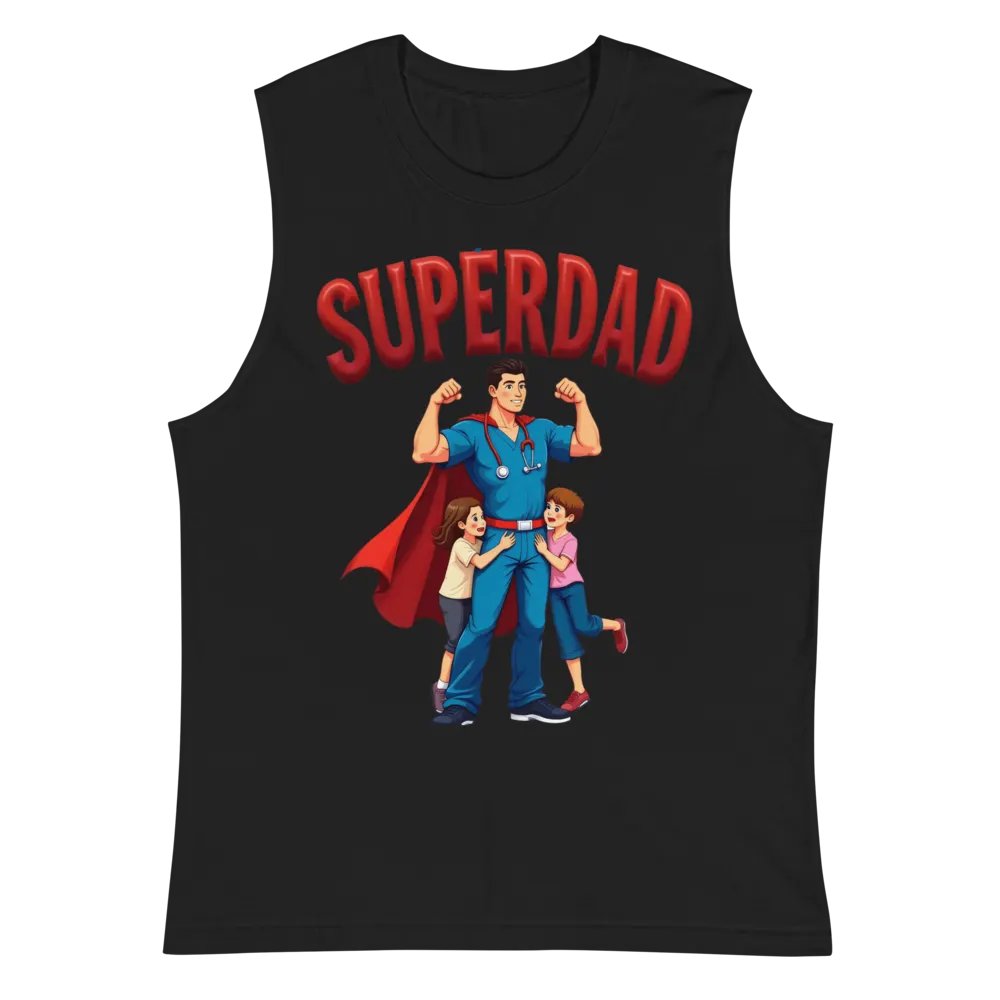Superdad Hero Muscle Tank product image (3)