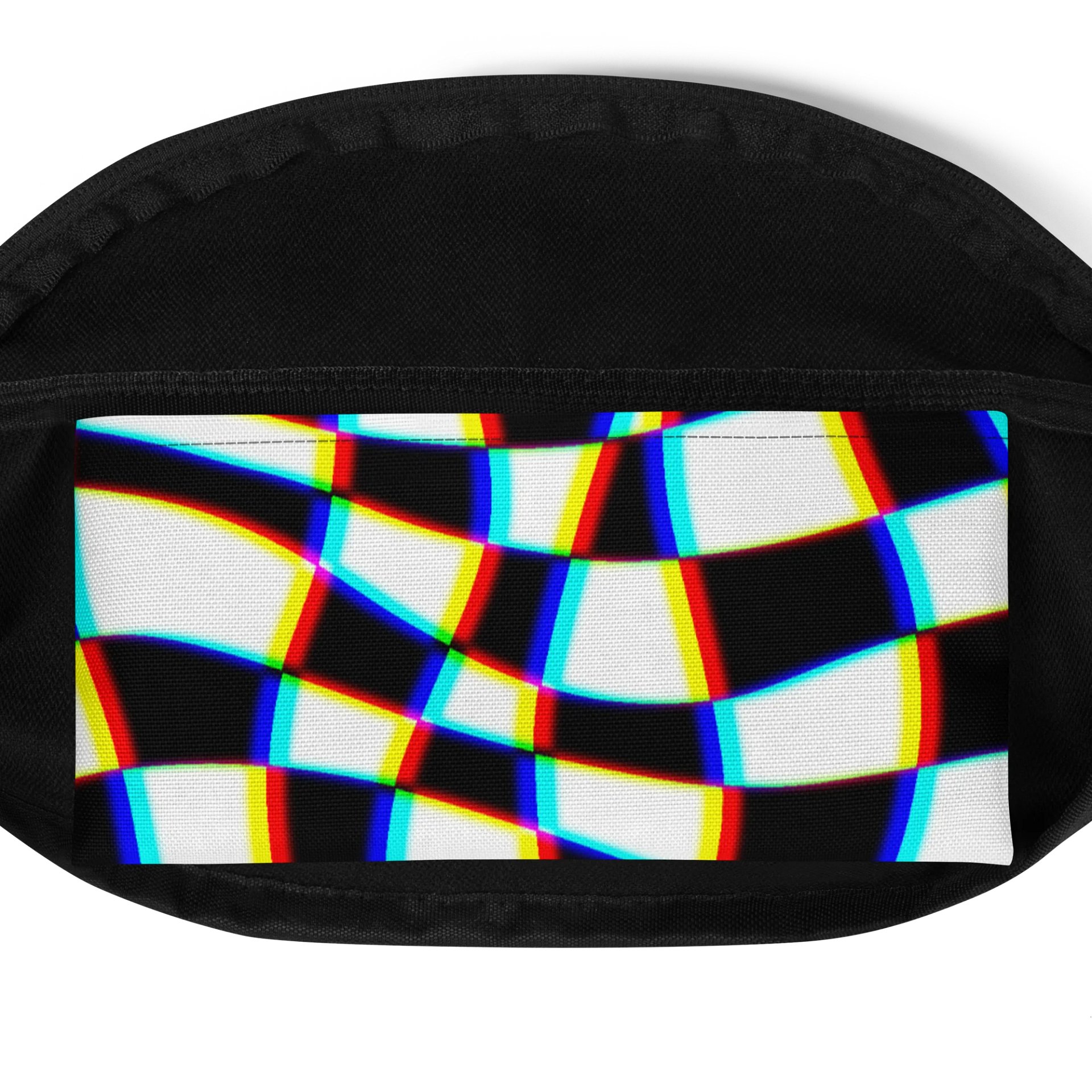 Trippy Checkered Fanny Pack product image (4)