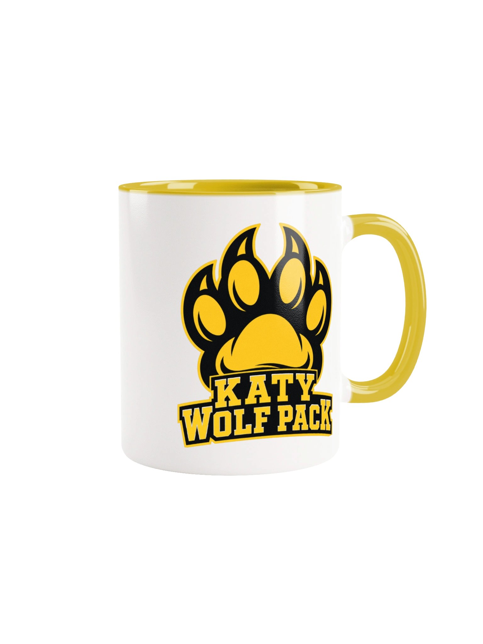 Katy Wolf Pack Yellow & Black KWP Paw Mug product image (11)