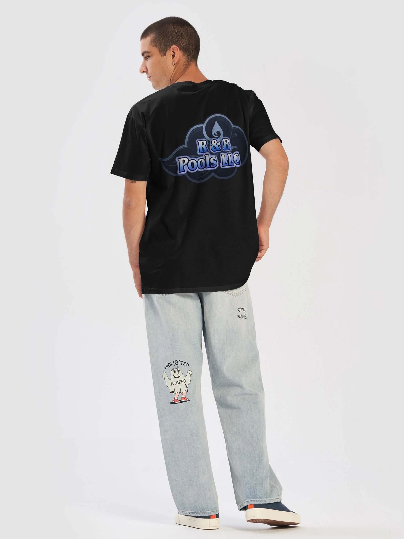 R&B black tee product image (6)