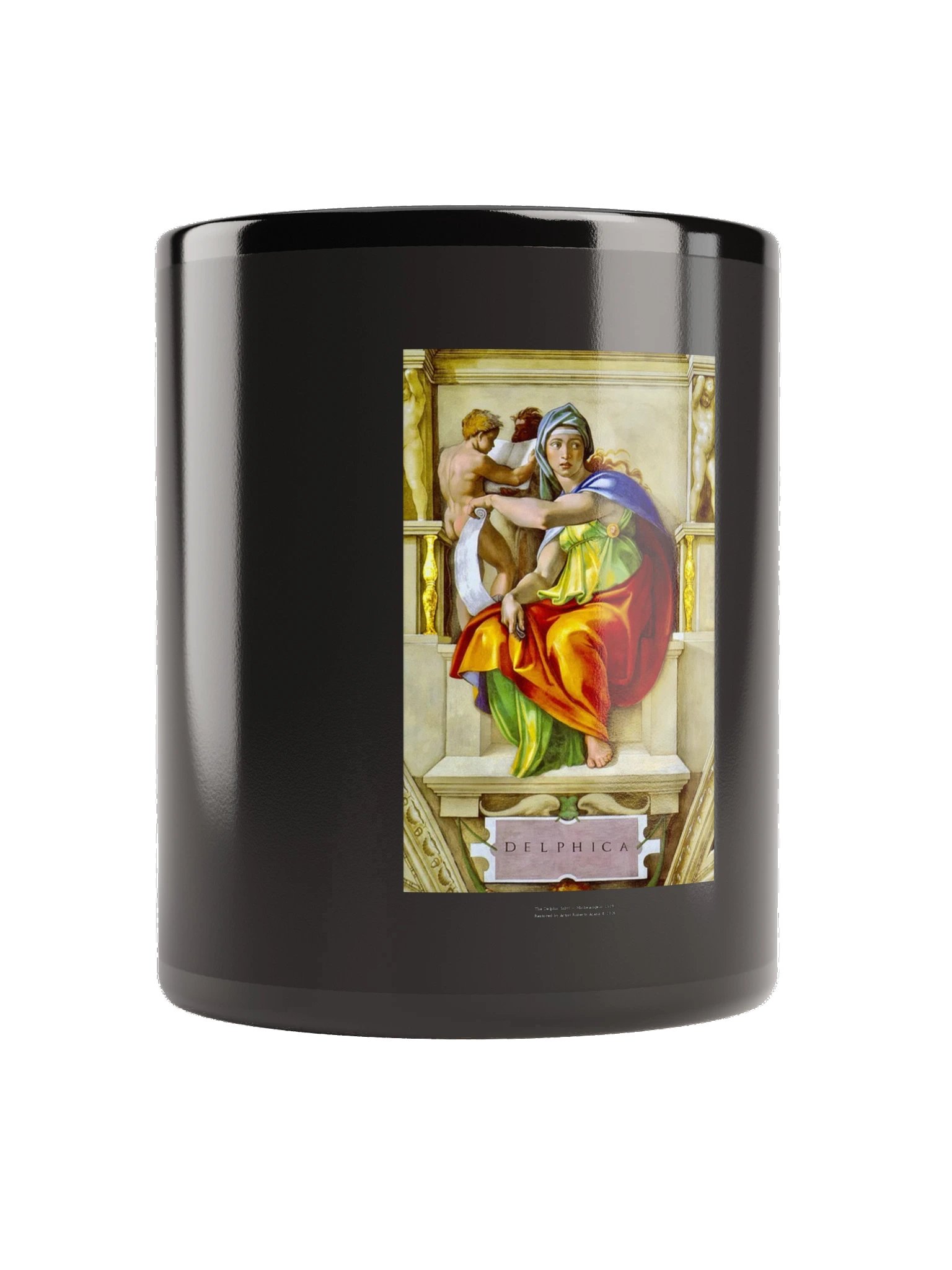 The Delphic Sibyl — Black Mug product image (2)