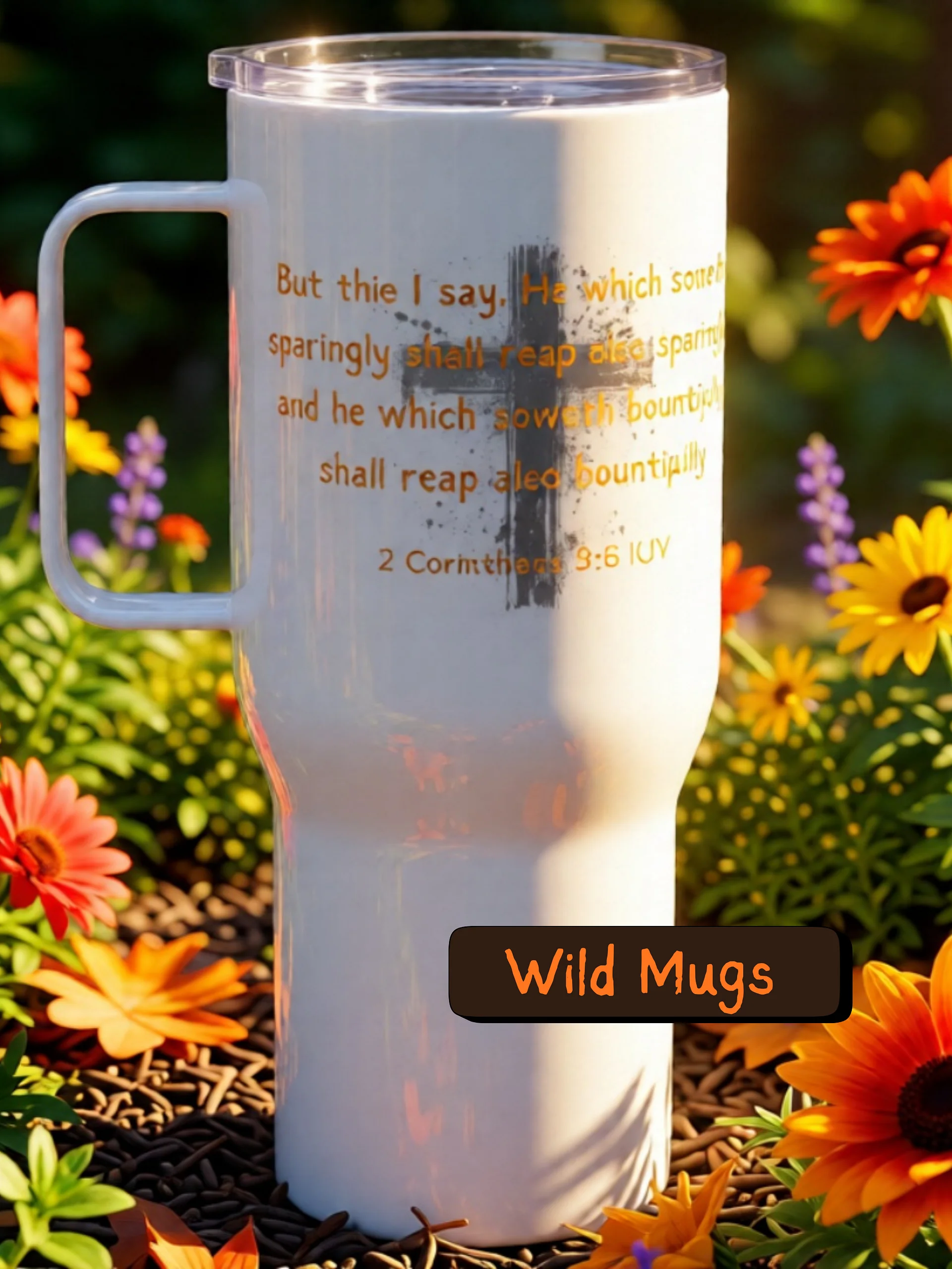2 Corinthians 9:6 Travel Mug product image (1)