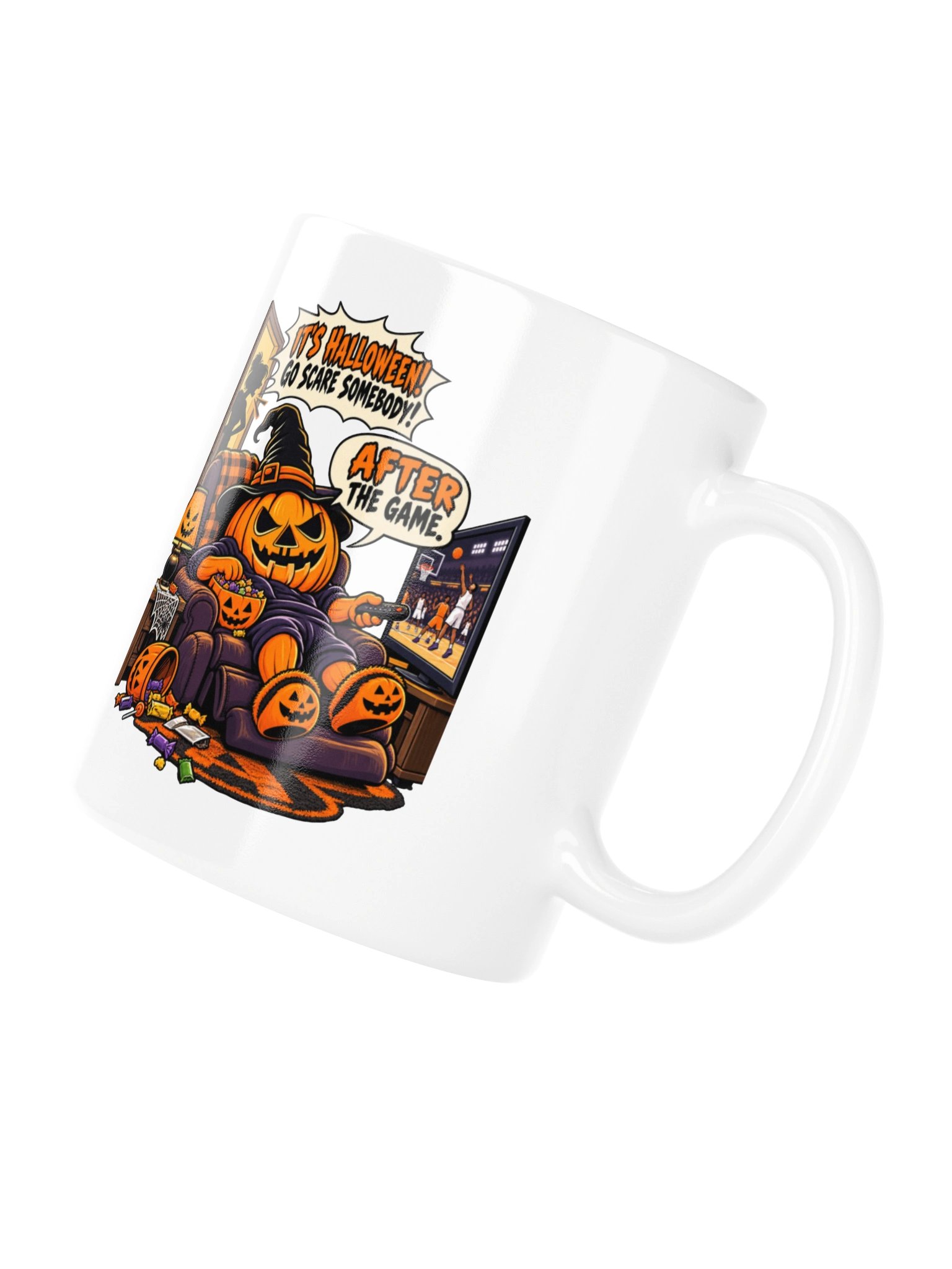It’s Halloween! Go scare somebody! — After the game - Mug product image (11)