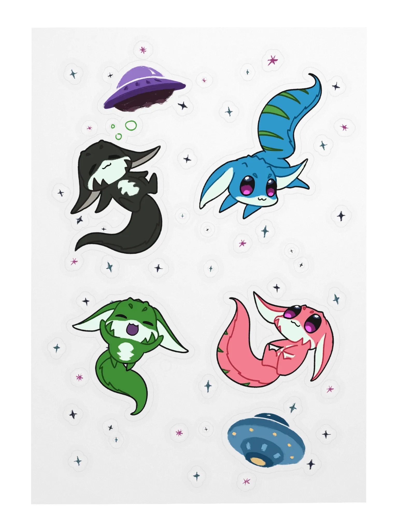 HATCHLING STICKER SHEET product image (3)