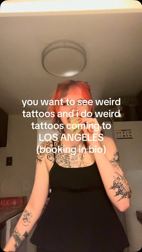 booking los angeles california high contrast blackwork traveling tattoo artist