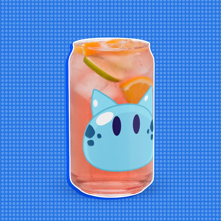 Squishie Army Coke Can Shaped Glass product image (1)