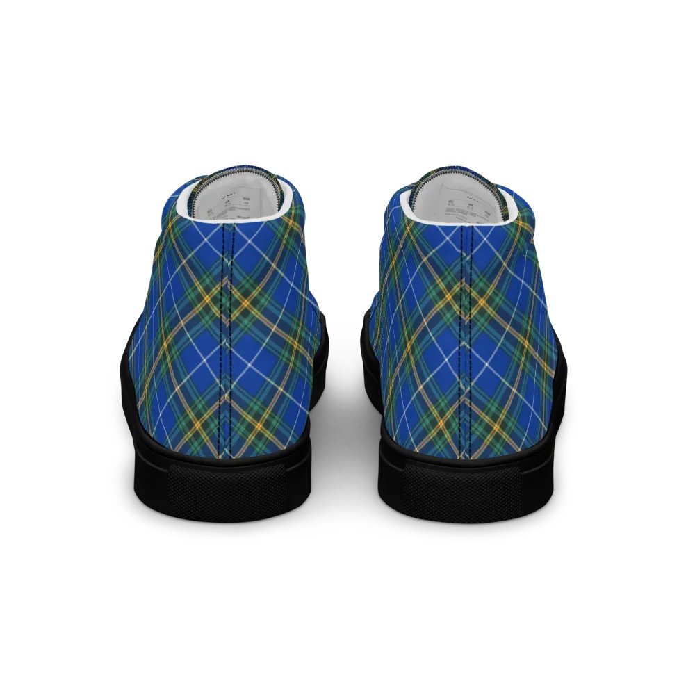 Nova Scotia Tartan Men's High Top Shoes product image (6)