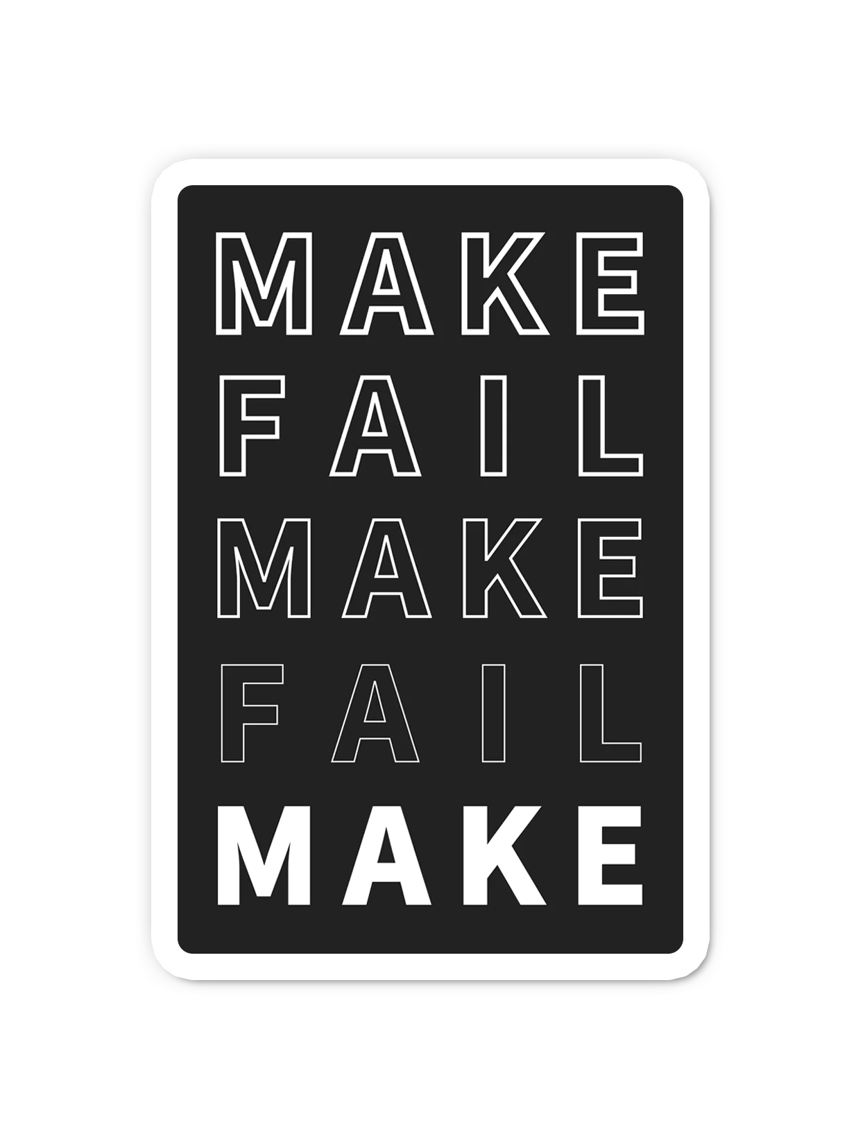 Make Fail Sticker product image (1)