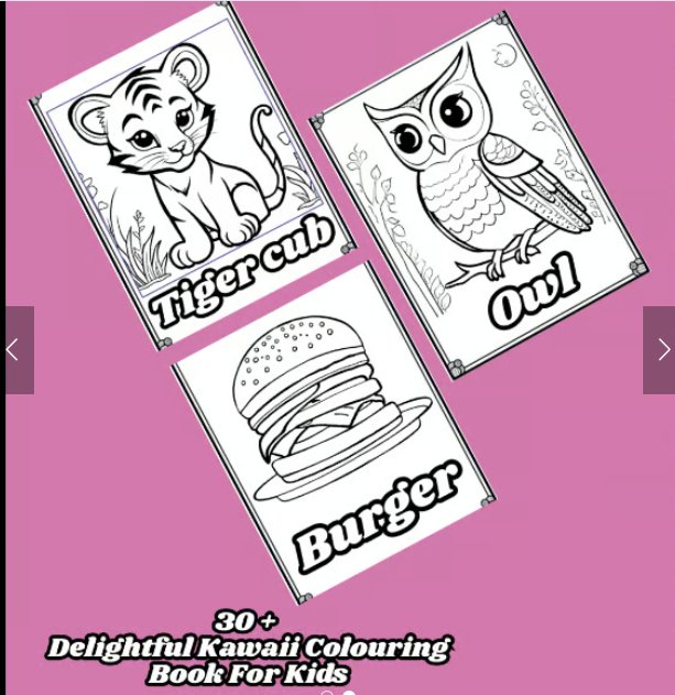 Kawaii Colouring Book For Kids product image (2)
