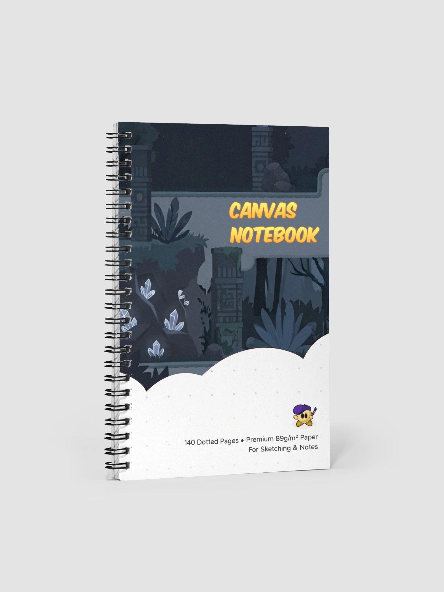 Crystal Wonder Canvas Notebook product image (1)