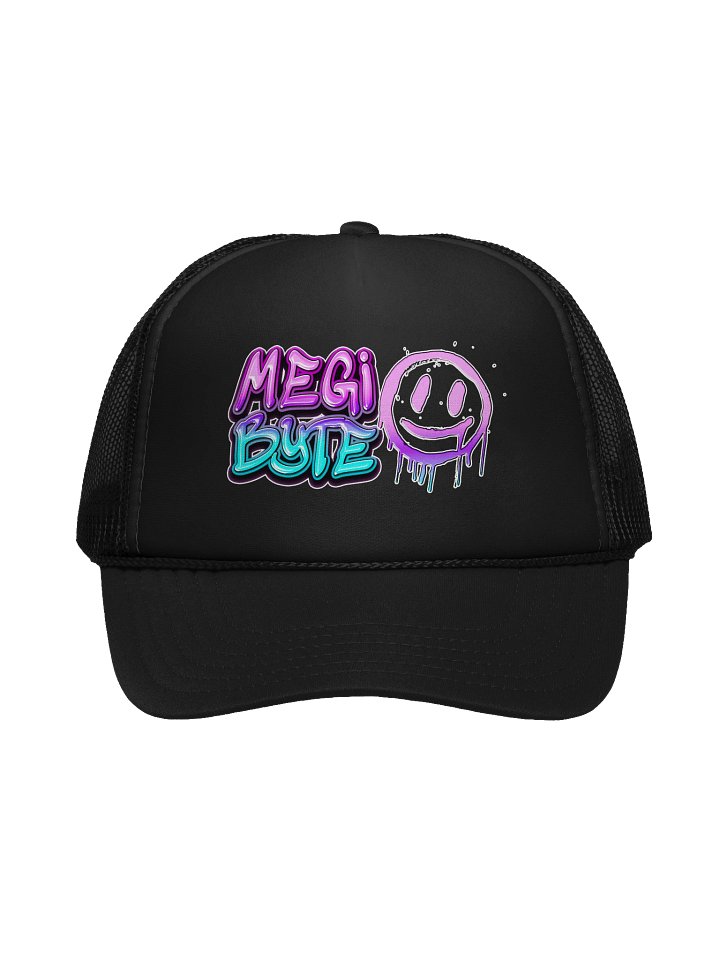 MEGIBYTE GRAFFITI TRUCKER HAT | PINK product image (1)