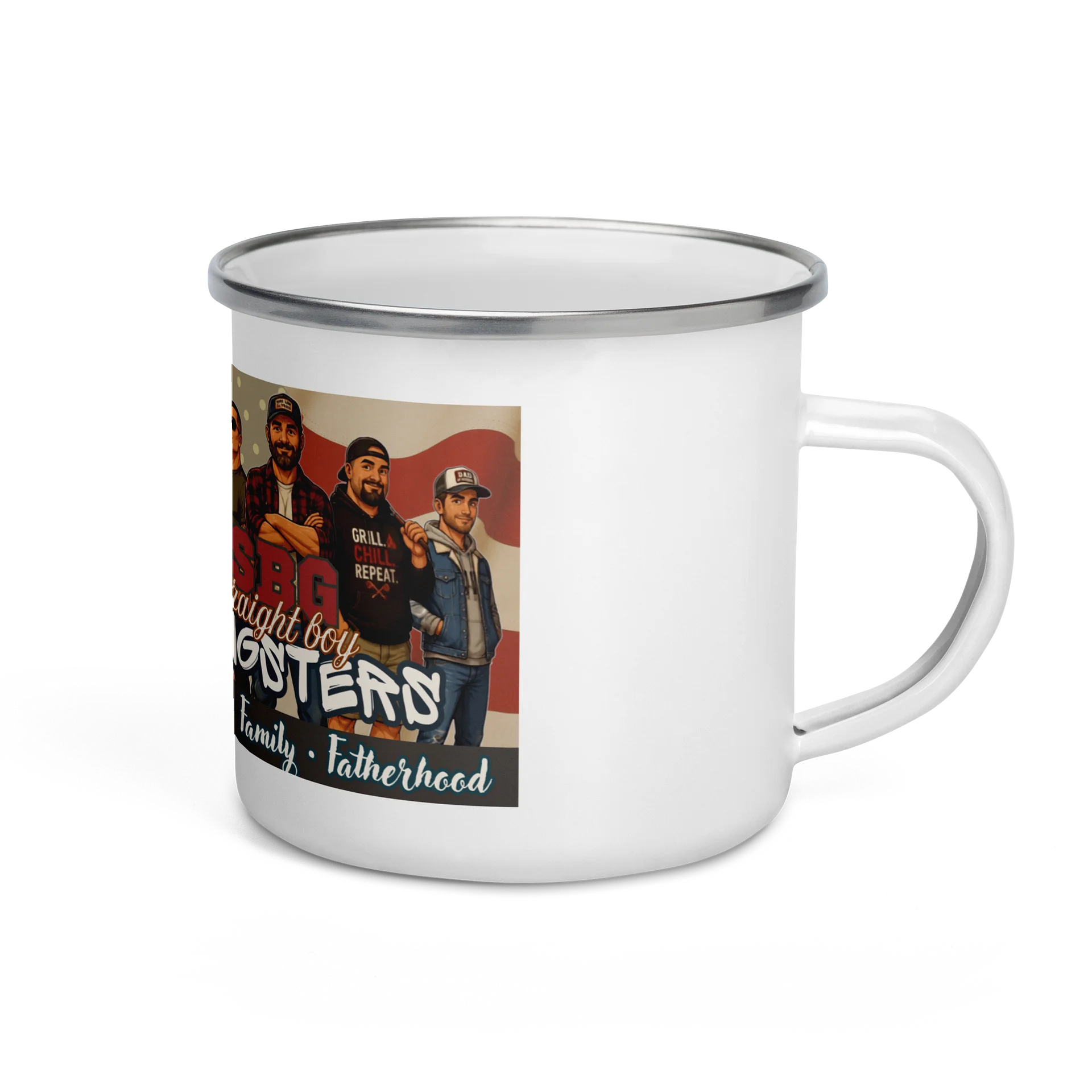 Straight Boy Gangsters (enamel mug) product image (3)