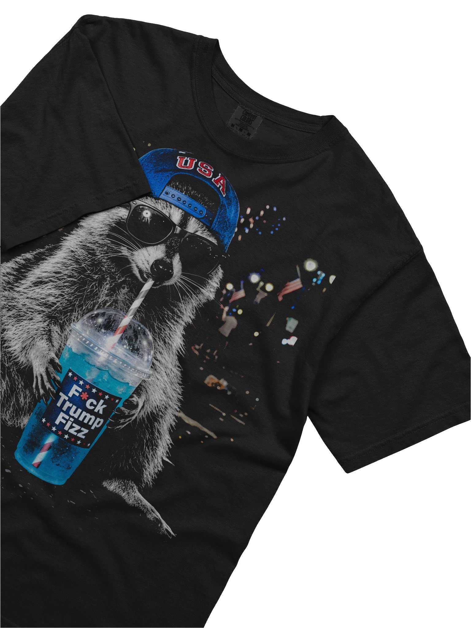 Funny Racoon Meme USA 250th Birthday, F*ck Trump product image (22)
