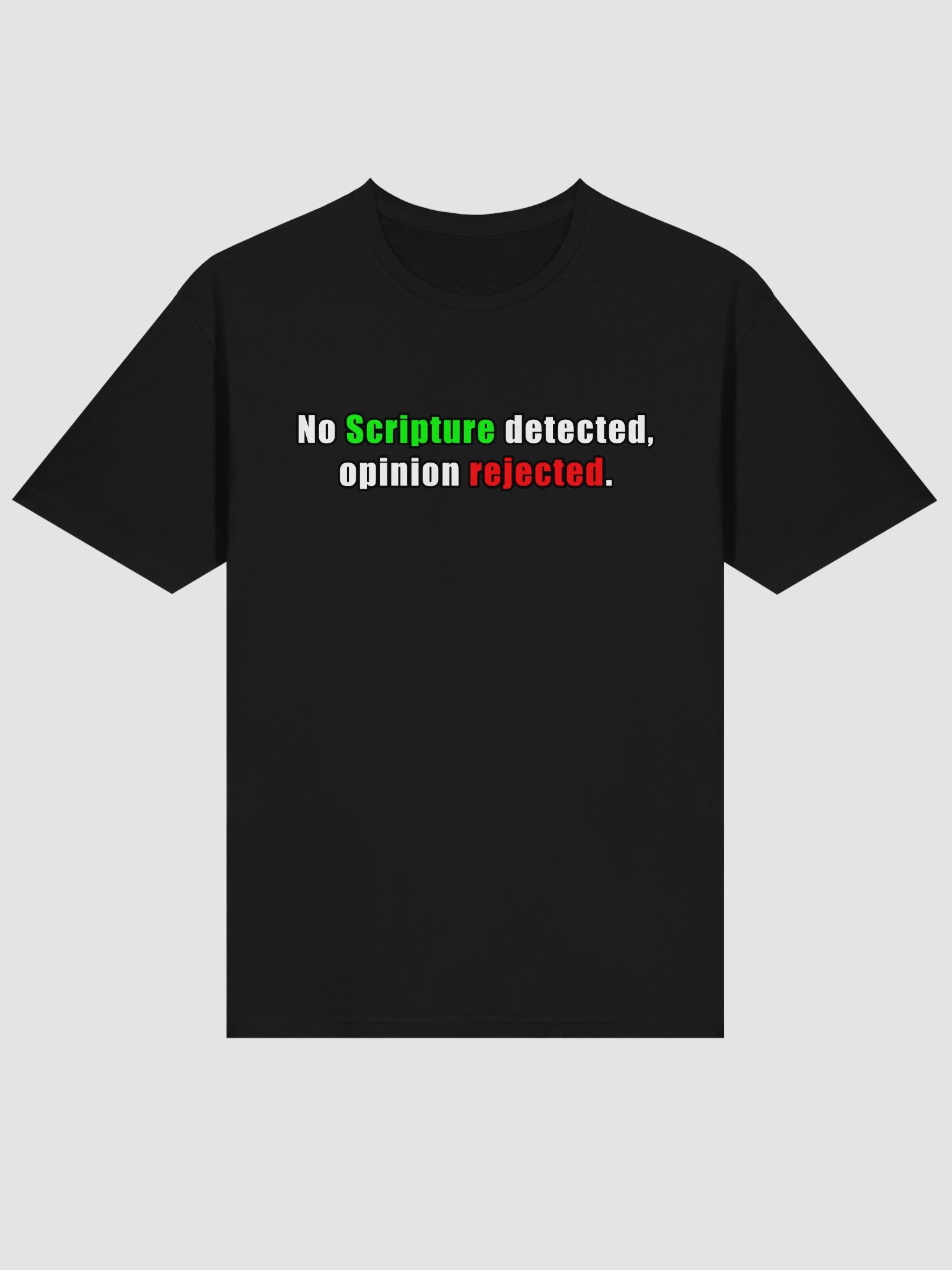 No Scripture Detected Tee product image (3)