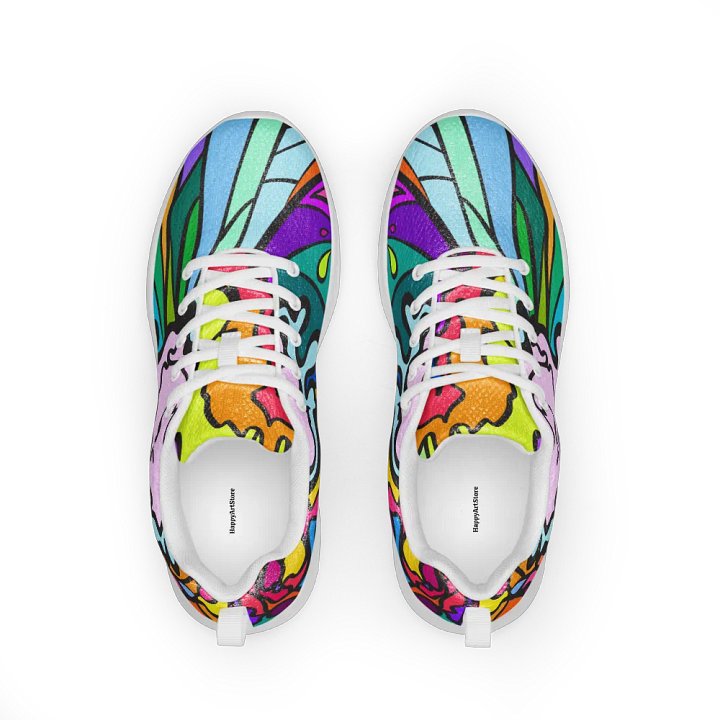 Vibrant Fusion Men's Sneakers - Wave at Sunset product image (1)