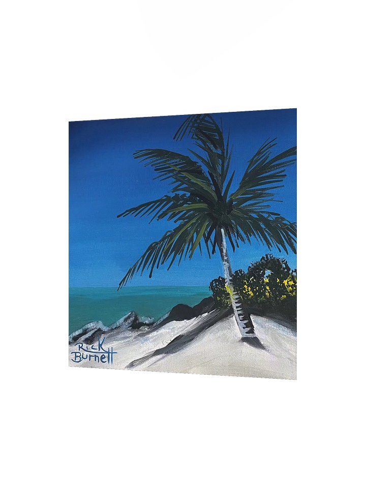 Rick Burnett Fort Zach Beach Square Poster product image (2)
