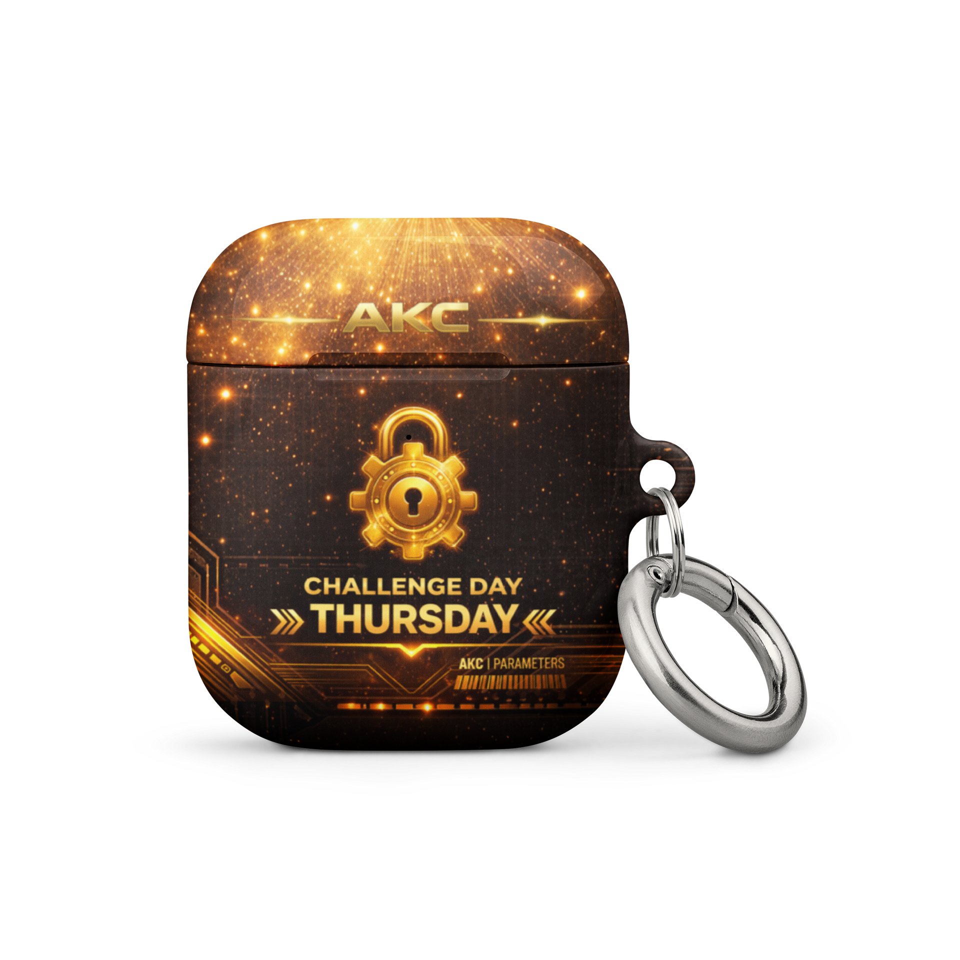 • AKC // Challenge Day Thursday AirPods® Case (Gen 1 & Gen 2) | Arkfall Kitty Collective product image (1)