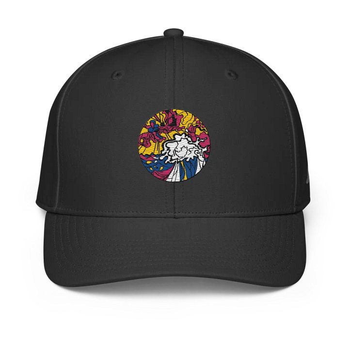 Energetic Swirls Performance Cap - Wave at Sunset product image (1)