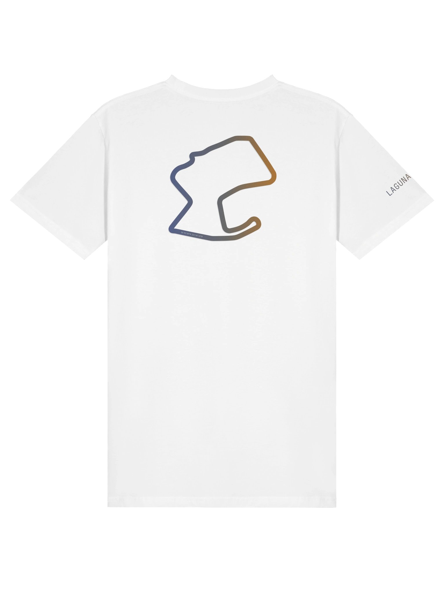 Three Pedal Club :: Laguna Seca Track Map T-Shirt product image (1)