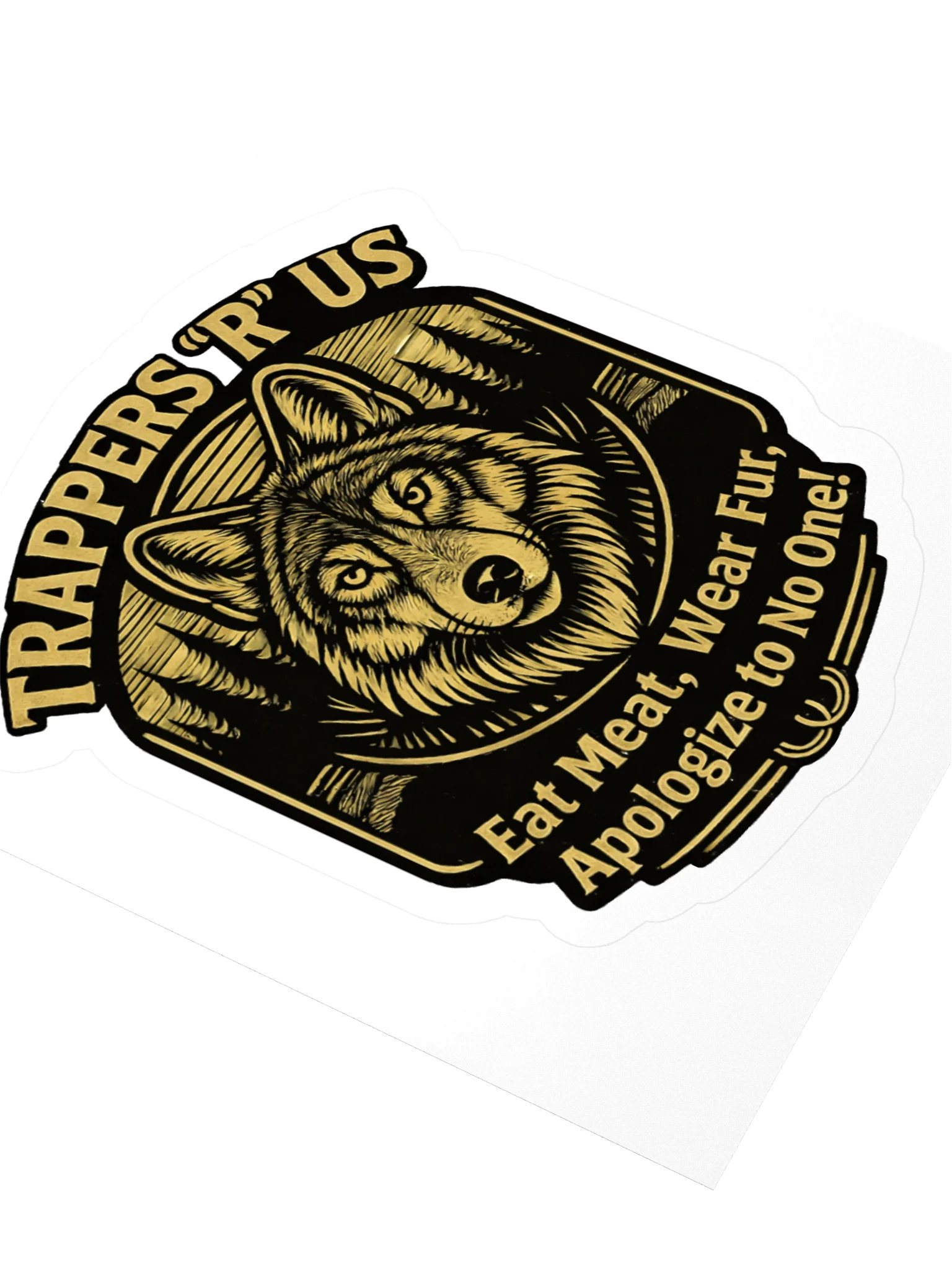 TRUS Eat Meat Coyote Sticker product image (6)