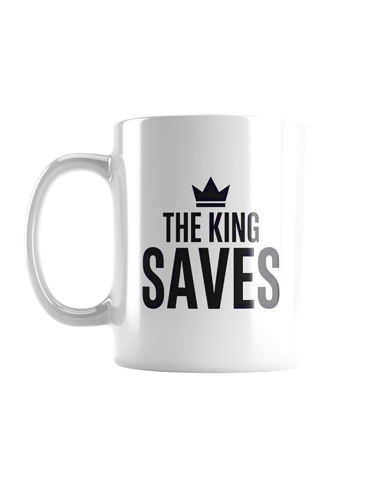 THE KING SAVES MUG // Minimalist Faith Coffee Mug product image (2)