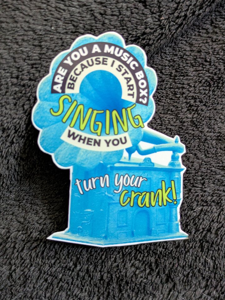 Are You a Music Box? Sticker product image (1)