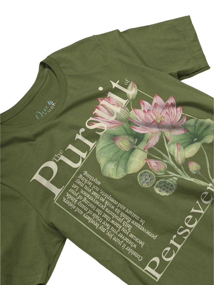 Pursuit of Perseverance | James Bible Verse Tee | Peachy Creamsicle product image (8)