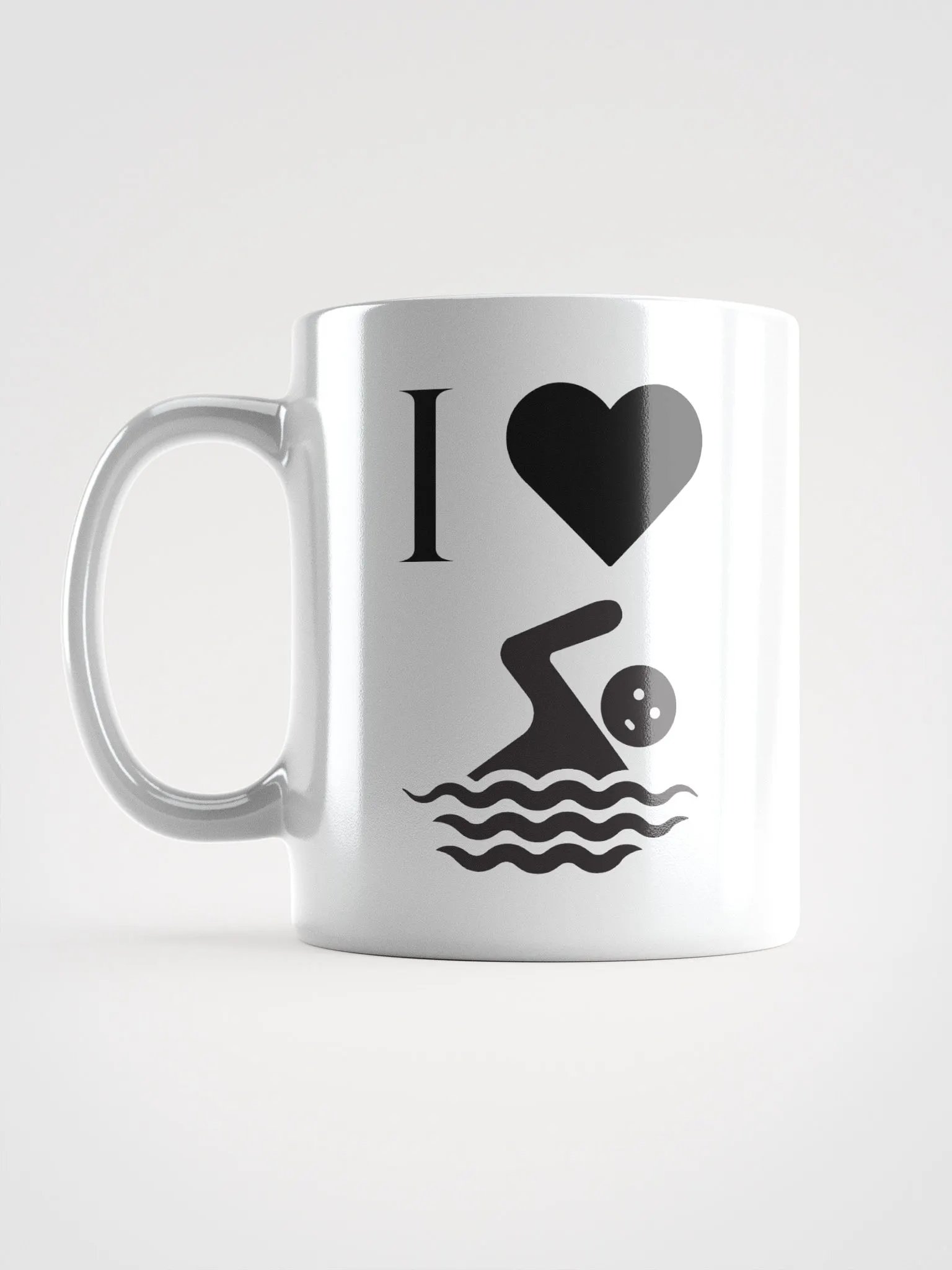 I ❤️ Swimming Mug product image (6)