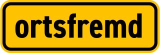 ortsfremd