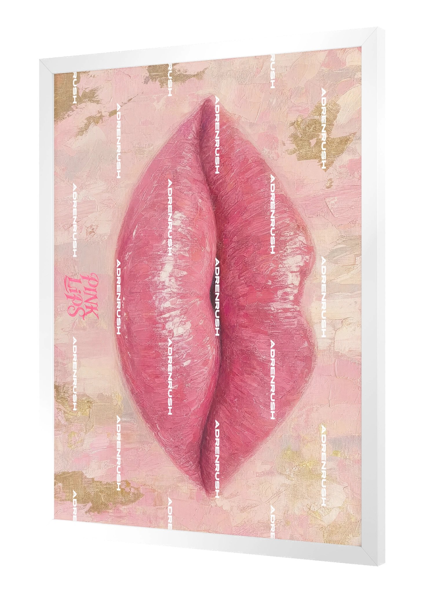 Pink Lips No.3 — AdrenRush (2026) 18"x24" Framed Artwork product image (4)