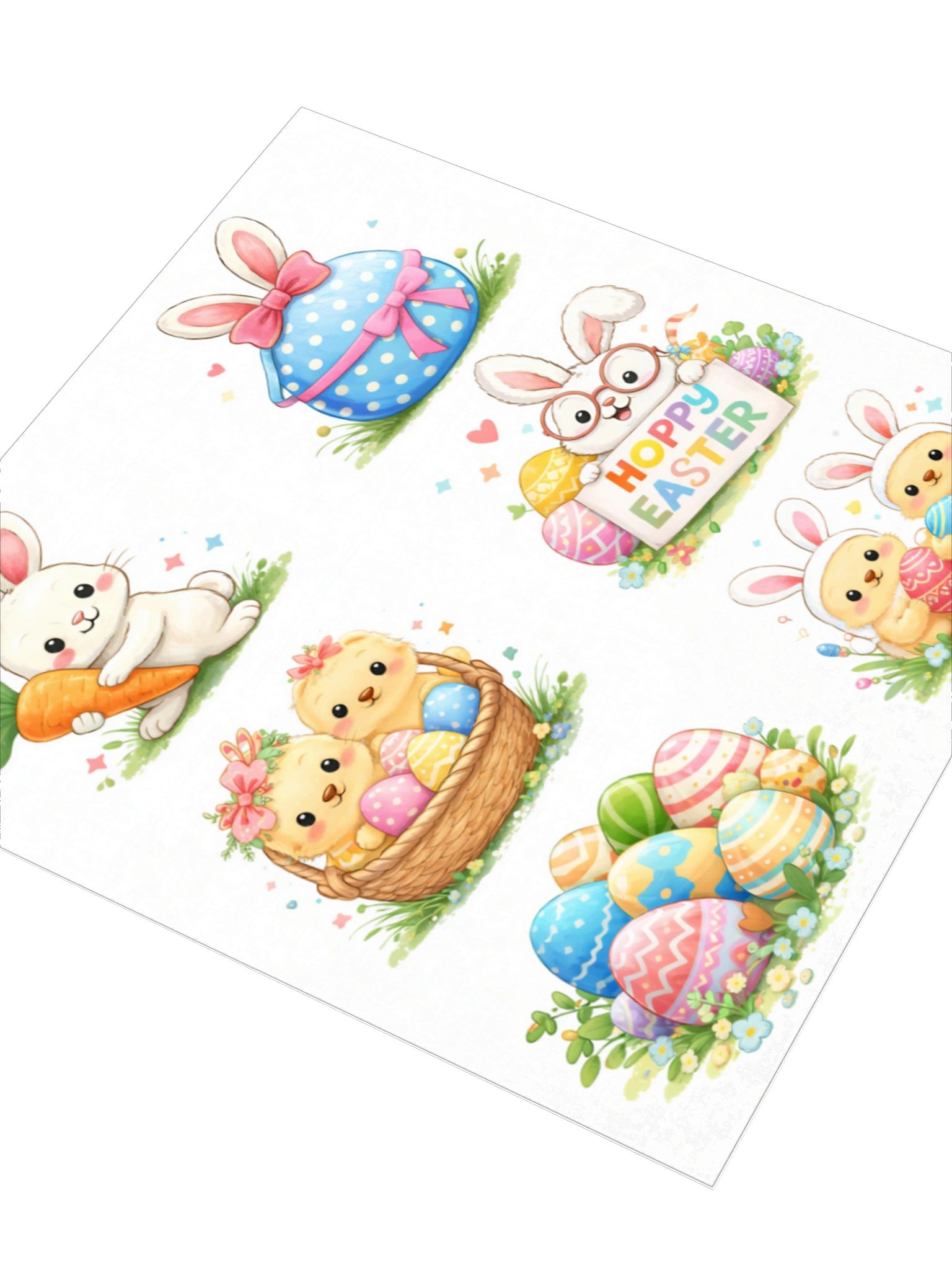 Sweet Easter Bunny Sticker Sheet product image (3)