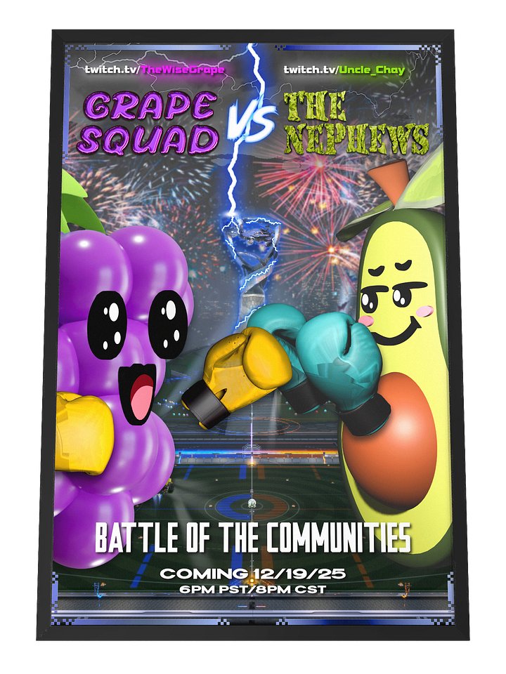 Battle of the Communities Framed Poster product image (1)