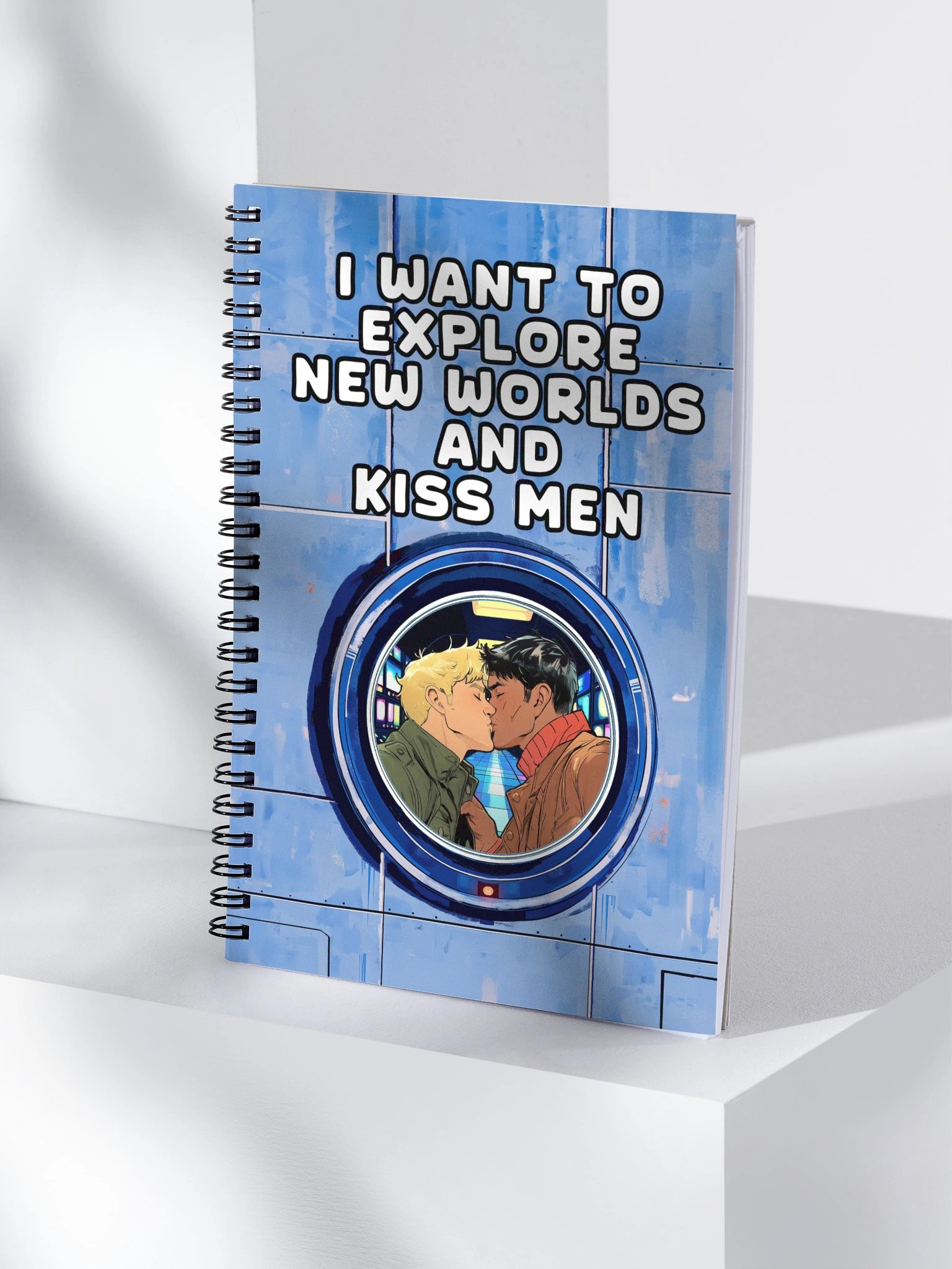 I Want To Explore New Worlds And Kiss Men Notebook product image (4)