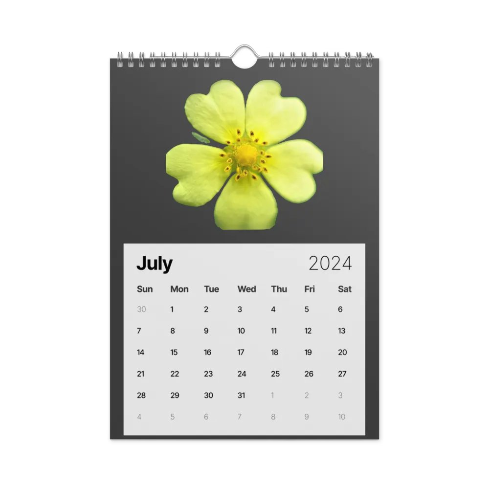 Isolated Flowers 2024 Calendar product image (19)