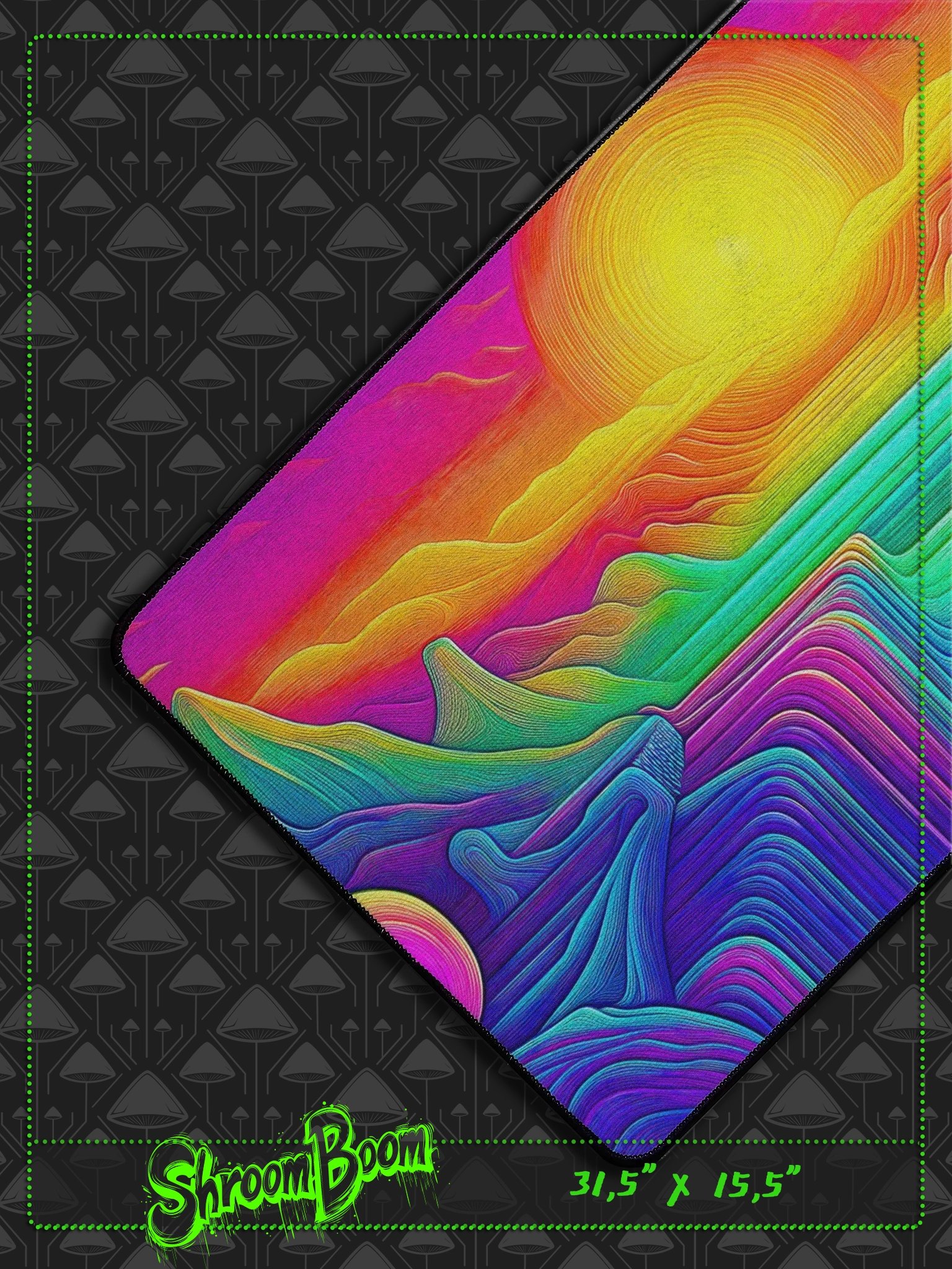 Horizon Ritual - Minimal Sacred Desk Mat 31.5 x 15.5 product image (2)