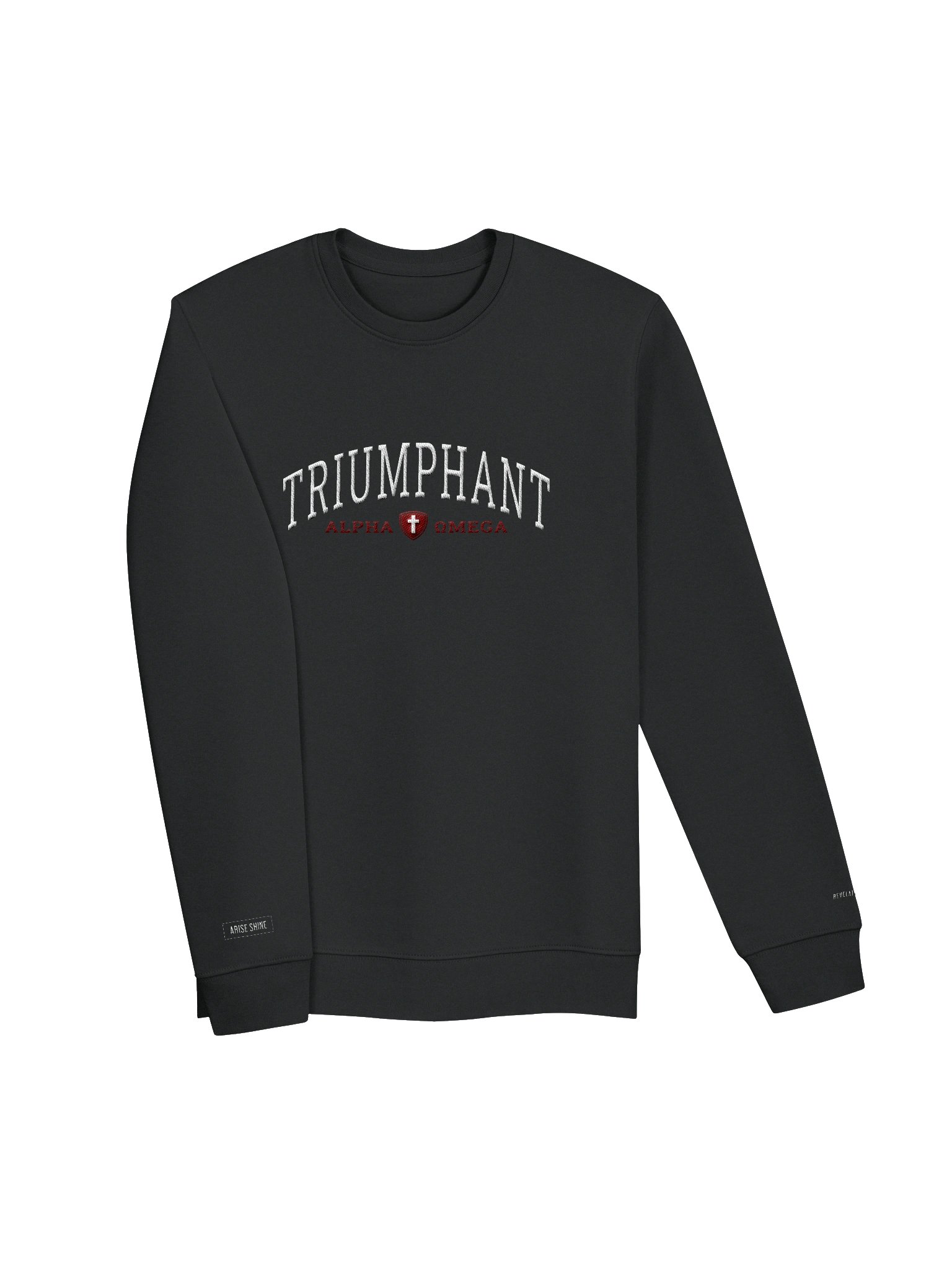 TRIUMPHANT - Embroidered Crewneck BLACK product image (3)