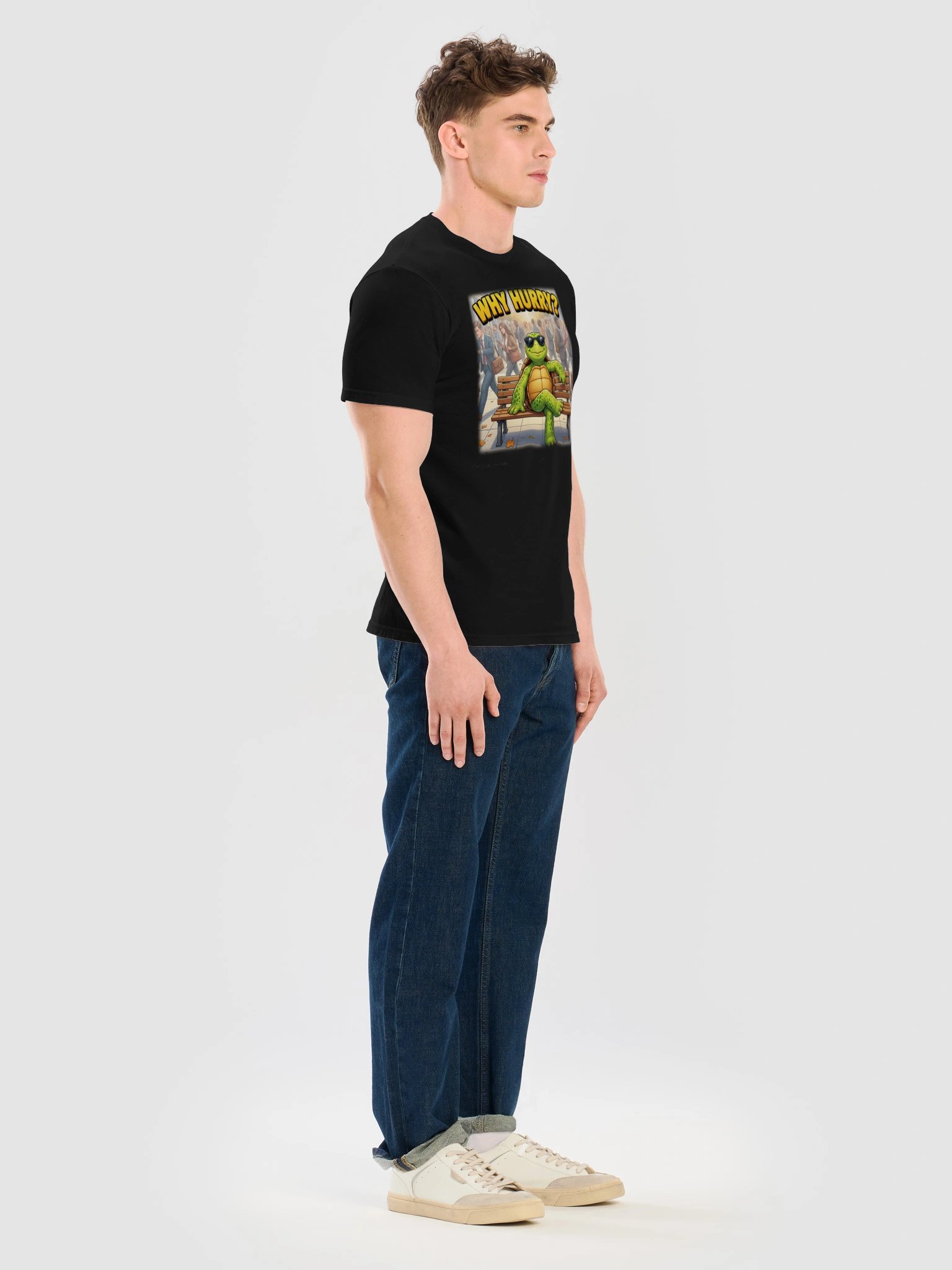 WHY HURRY? — Gildan 64000 Softstyle T-Shirt product image (4)