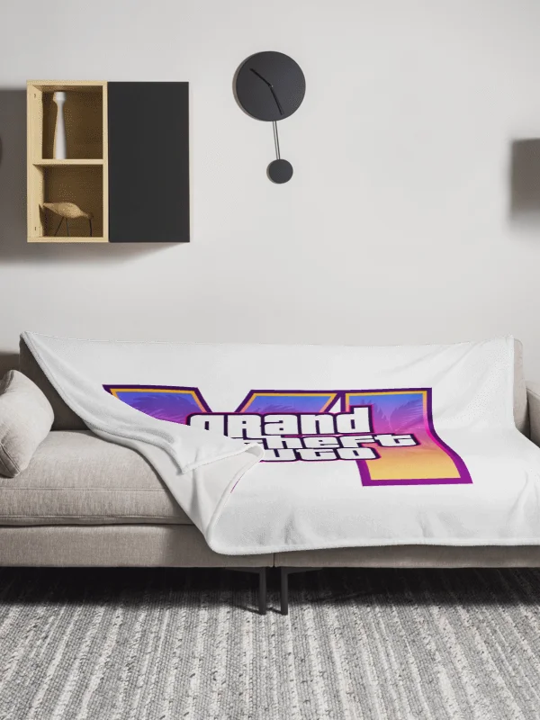 GTA VI Premium Soft Fuzzy Blanket - Fan Design product image (1)