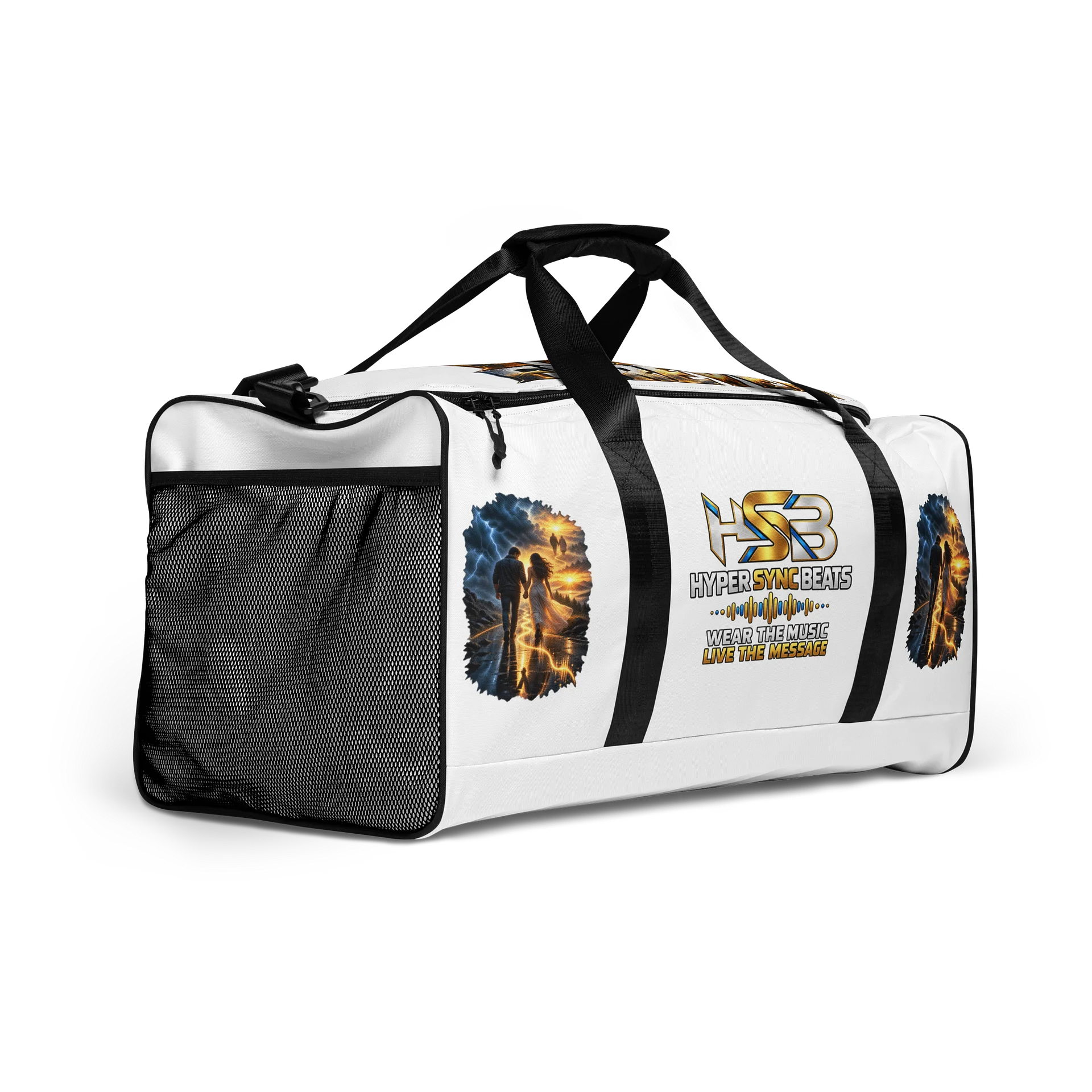 You Are Mine Forever—Hyper Sync Beats Premium All-Over Print Duffle Bag product image (3)