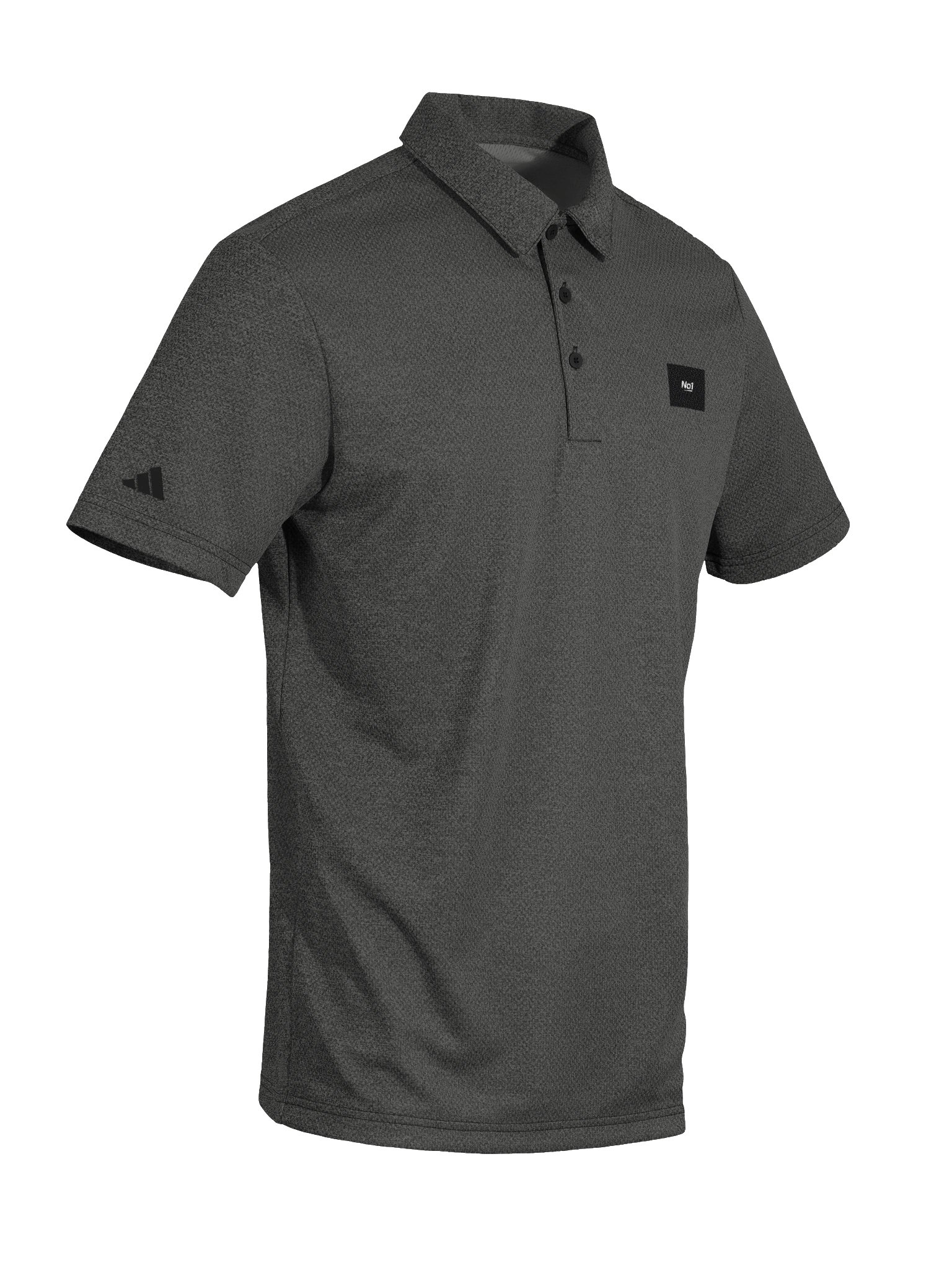 Adidas Space-Dyed Polo Shirt BL product image (6)