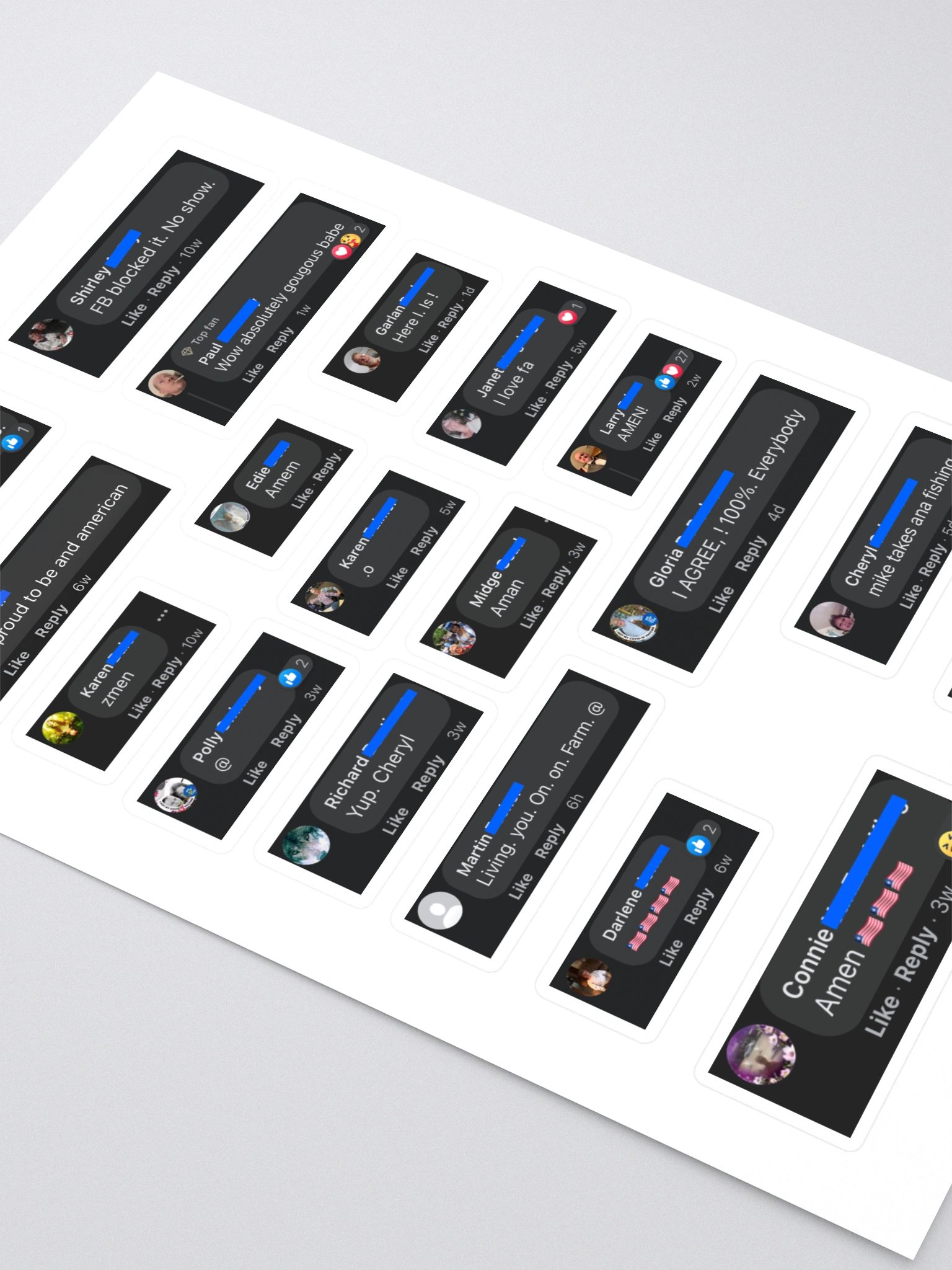 Comment Stickers #1 product image (2)